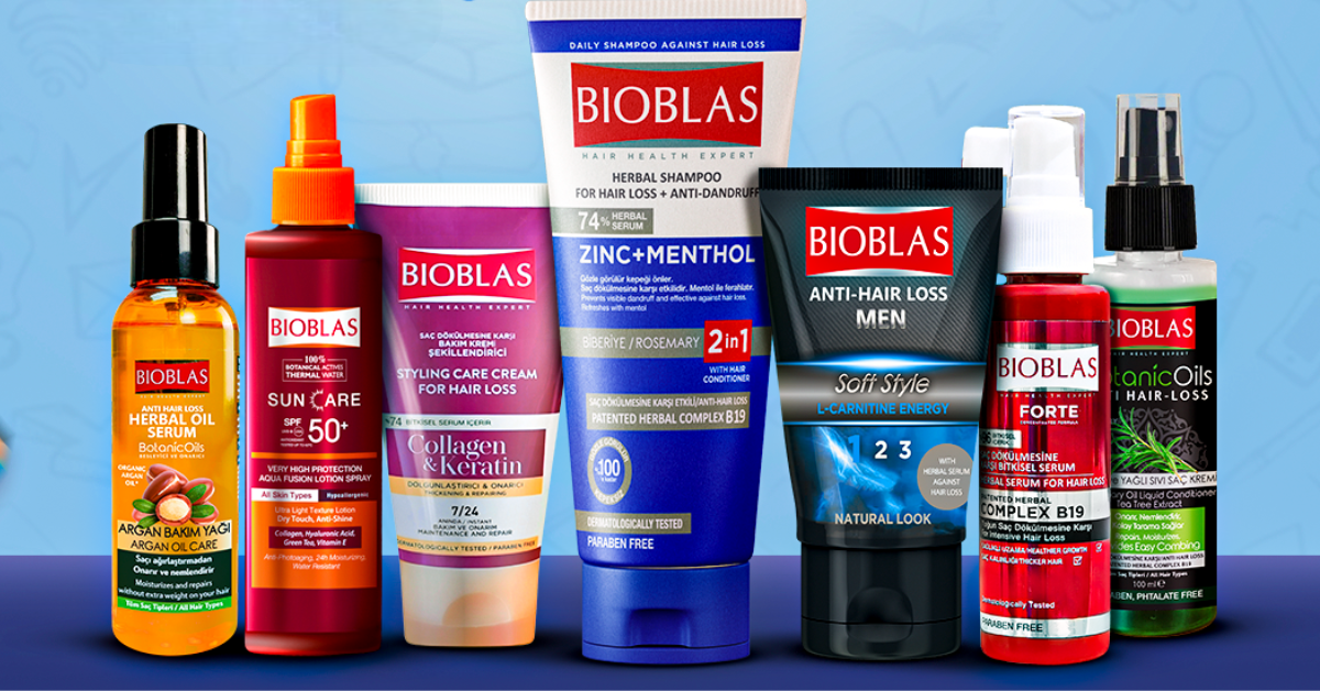 Skin care products and hair care products premium range