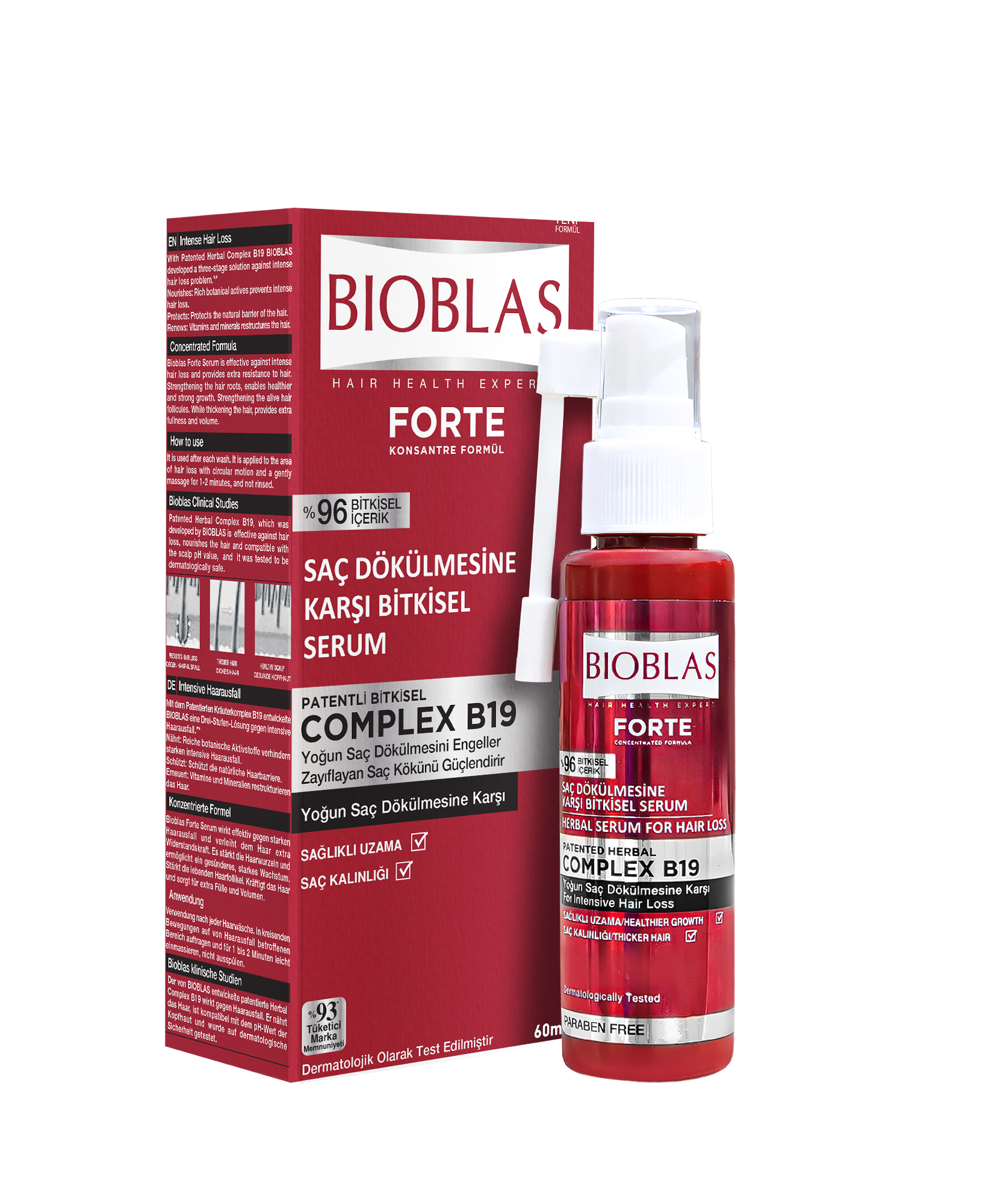 Bioblas Forte Anti-Hair Loss  Intensive Herbal Serum 60Ml