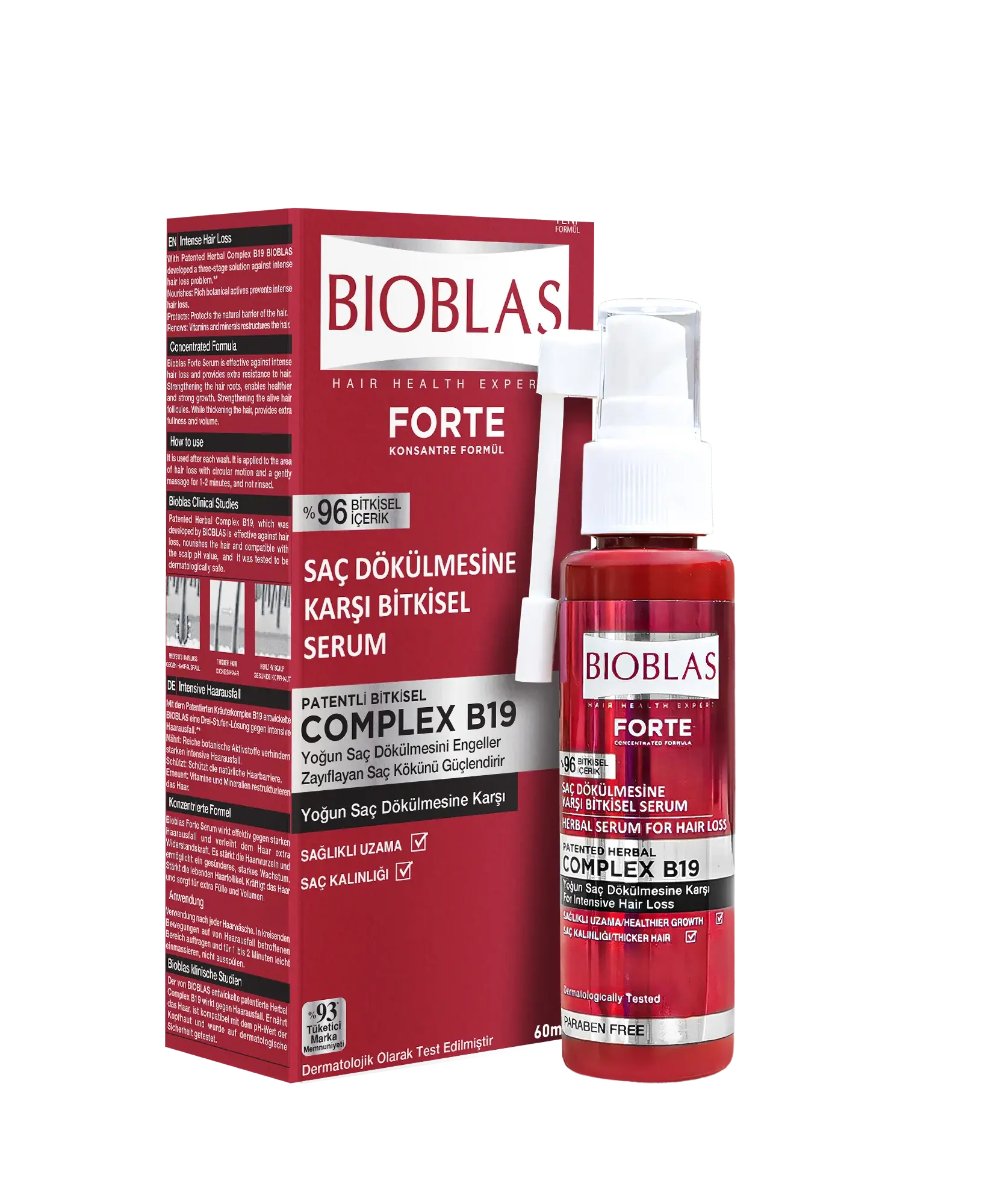 Bioblas Forte Anti-Hair Loss  Intensive Herbal Serum 60Ml