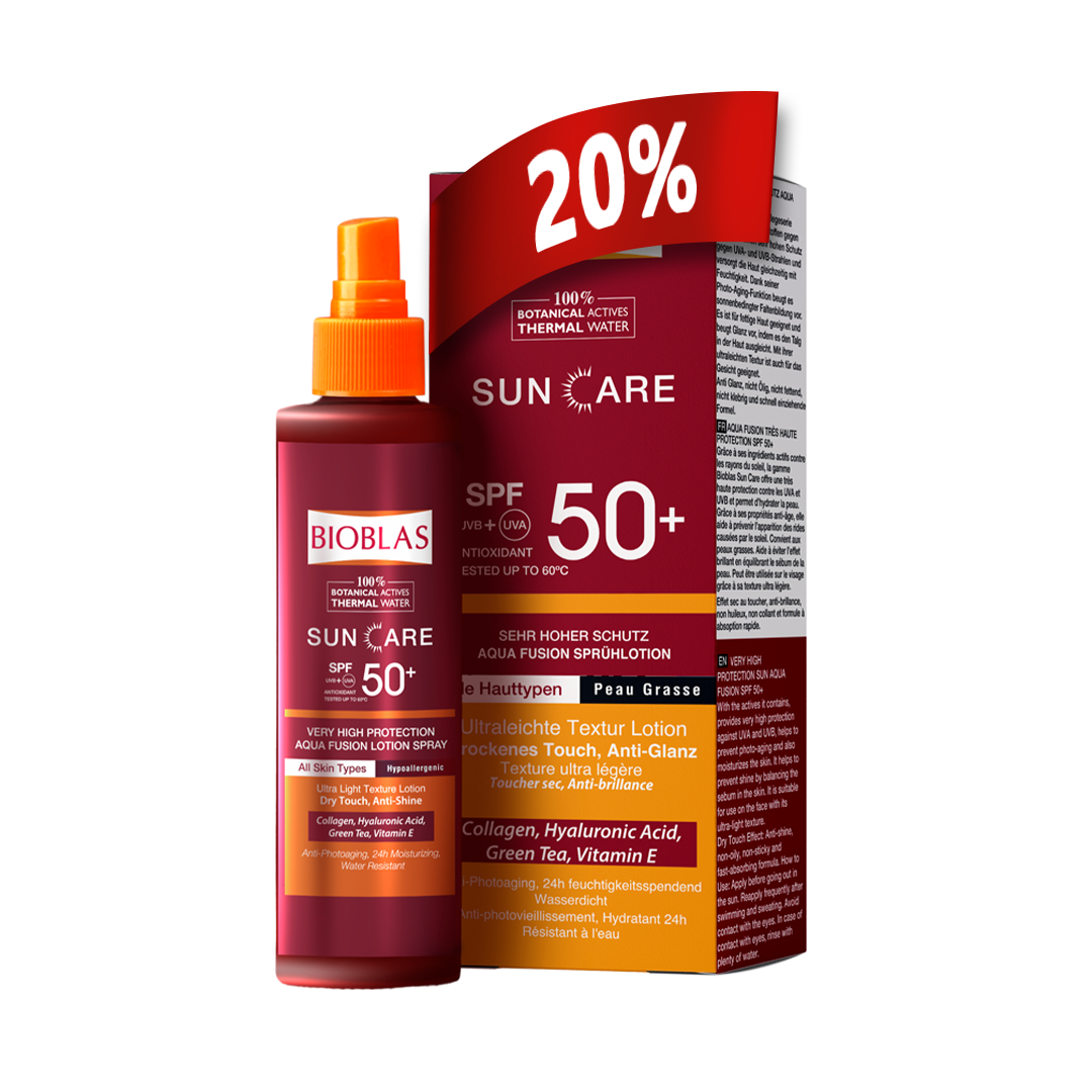 Bioblas Suncare Aqua Fusion Lotion Spray 75 Ml - Offer