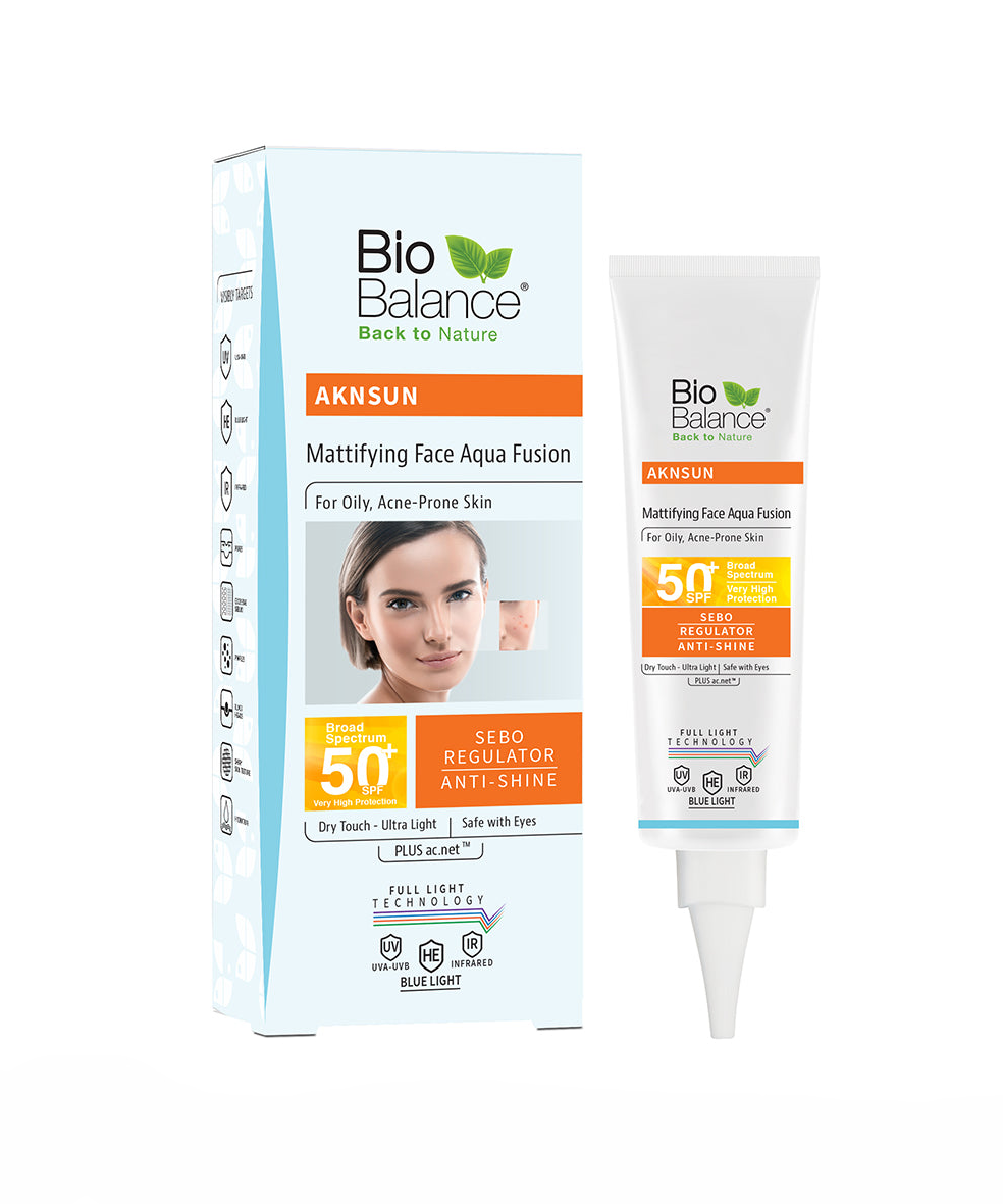 Biobalance Aknsun Mattifying Face Aqua Fusion Dry Touch SPF 50+ 40Ml