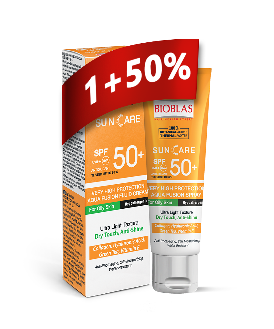 Bioblas Suncare Aqua Fusion Fluid Cream For Oily Skin 50 Ml Offer (1+ 50%)