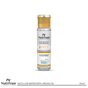 Nutrivam Micellar Argan Oil Water Proof Make Up Removal  35 ml - Code 19004