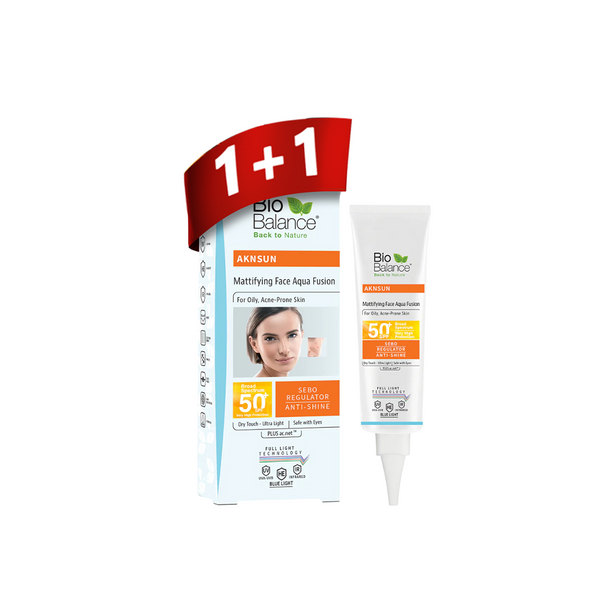 Biobalance Aknsun Mattifying Face Aqua Fusion Dry Touch SPF 50+ 40Ml