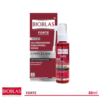 BIOBLAS Forte Intensive Hair Loss Herbal Serum 60ML