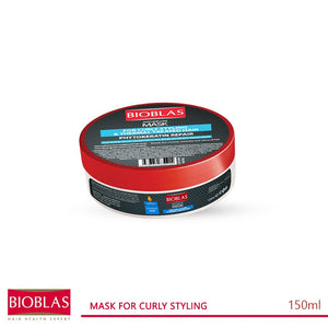 Bioblas Anti Hair Loss Mask for Curly styling & Thermal treated hair 150 ML (Code 7031)