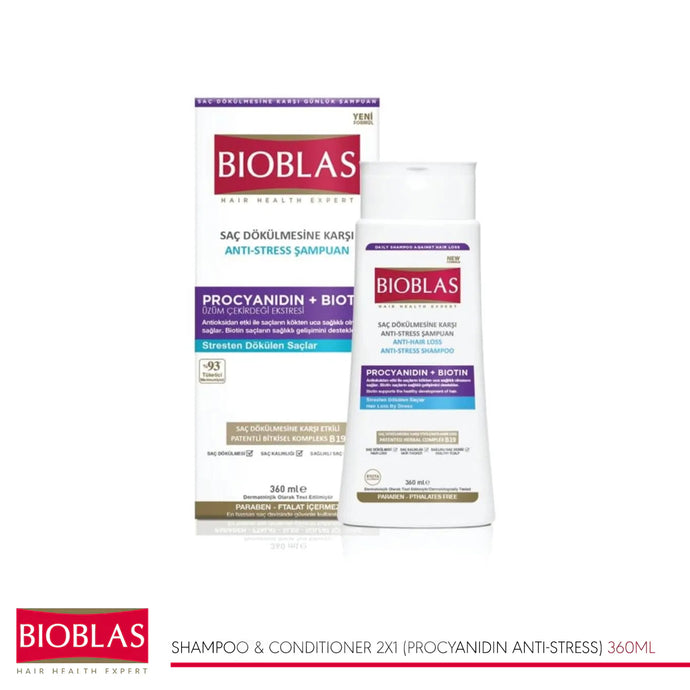 Bioblas Anti-hair loss Anti-Stress Shampoo 360ml (code 7405)