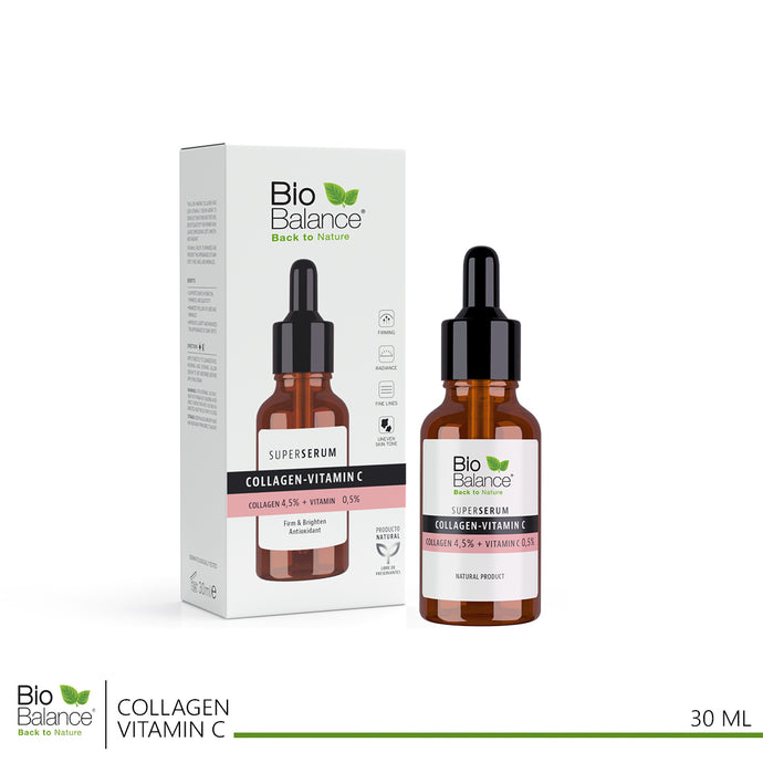 BioBalance Collagen 4.5%+ Vitamin C 0.5% Super-serum 30ML - Code: 8053
