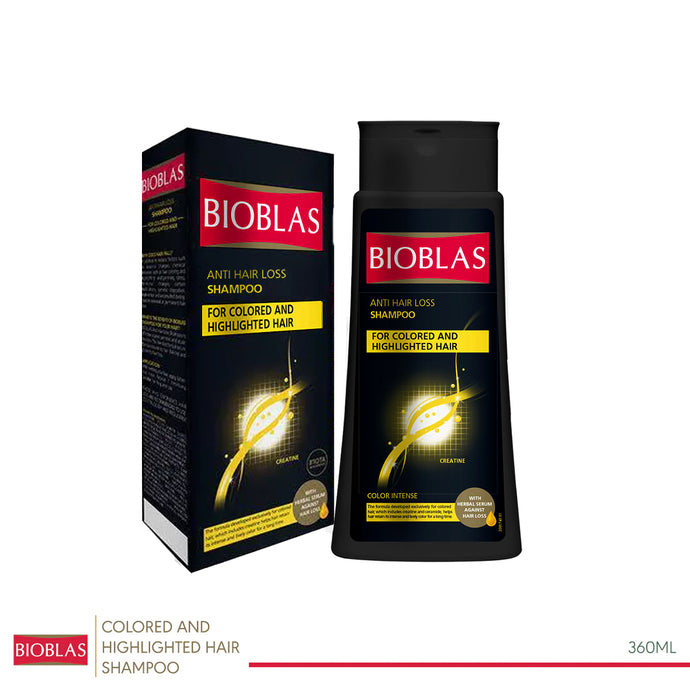 بيوبلاس شامبو ضد تساقط الشعر للشعر المصبوغ و الملون 360مل(كود 7026)