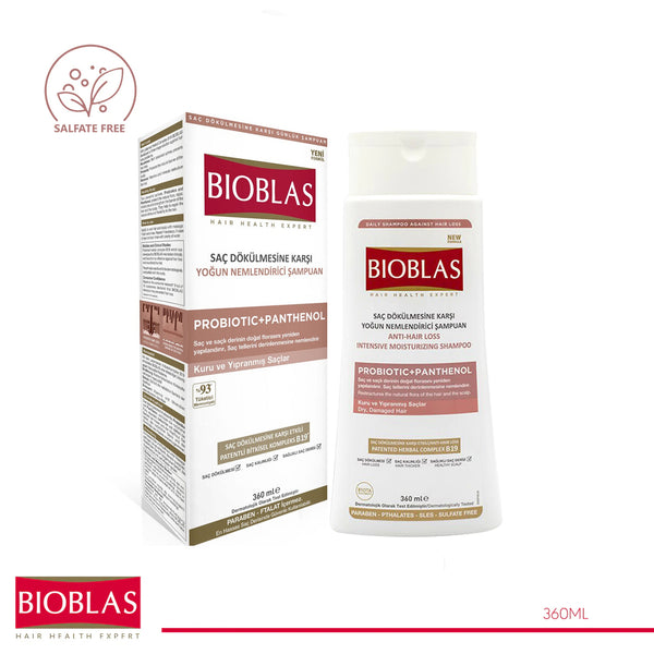 Bioblas Anti Hair Loss Shampoo sulphate free with  Probiotic+Panthenol200ml (7215)